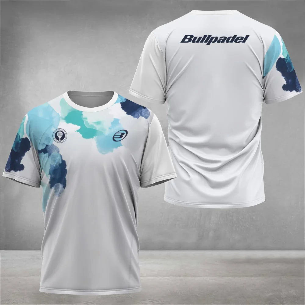 Cool Padel Breathable Short Sleeve Summer Quick Dry Short Sleeve Street Men's Top Outdoor Tennis T Shirt New Fitness Collection