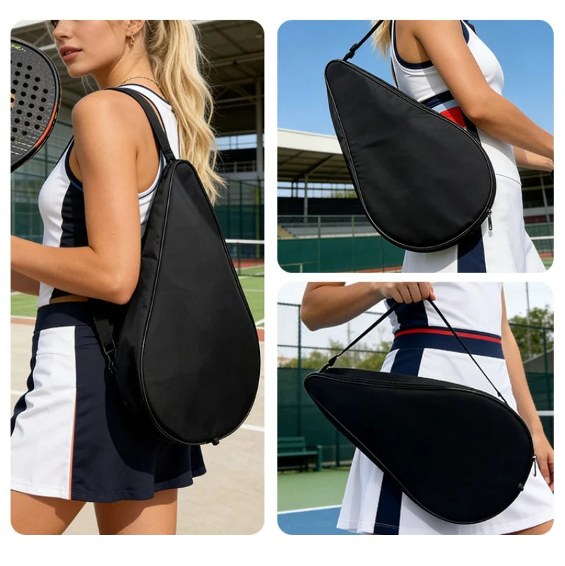 Padel Paddle Racket Bag Cover Waterproof Large Capacity Tennis Shoulder Bags Suit For Various Tennis Racket Carbon Fiber Racquet
