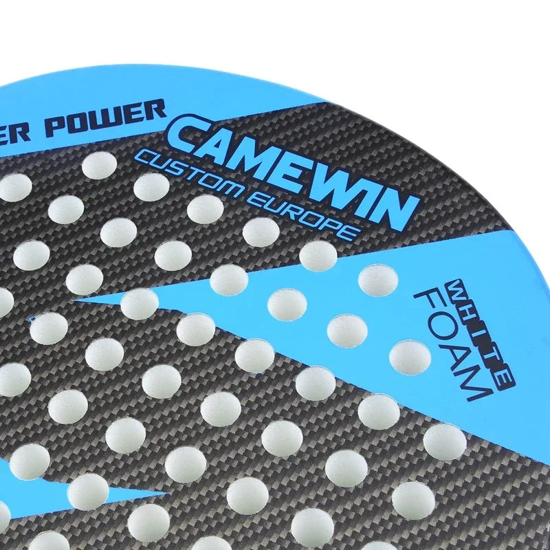 NEW Competition Padel Racket - 3K Carbon Fiber & EVA Core, Ultra-Light Design with Anti-Slip Grip and Waterproof Case