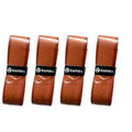 4 Pcs Brown Thick Tennis Grips Non-slip Perforated Badminton Grips Pickleball Racket Overgrip  Padel