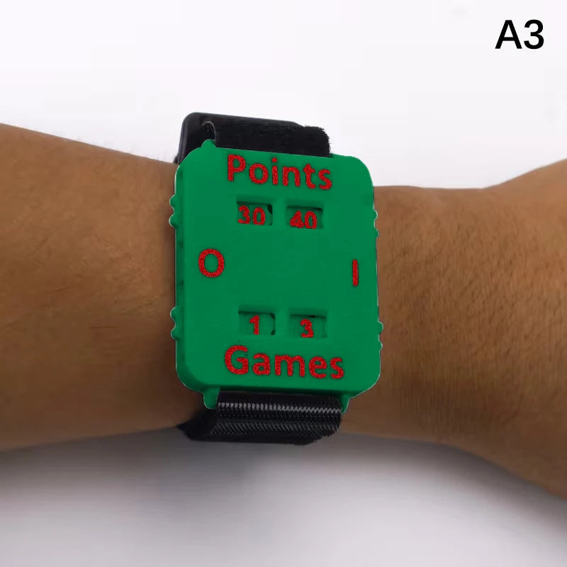 Portable Cricket/Tennis/Padel Scorer Wristband Instant Score Tracker No Memory Loss Suitable For Coaches, Referees, Players