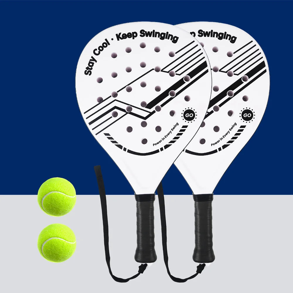 Raquete de Padel Carbono & EVA Memory Foam - Leveza e Equilíbrio